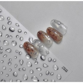 Tomoni water drop sticker TO-3140, 1 set, 1 sheet / 토모니 물방울 스티커 TO-3140, 1세트, 1매