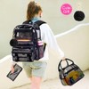 KLFVB Clear Backpack Heavy Duty, 3PCS See Through School Bag