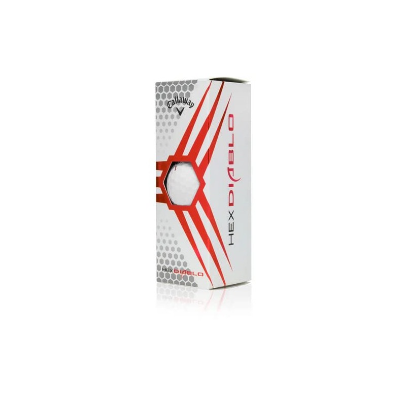 Callaway Golf White HEX Diablo AlignXL Golf Balls