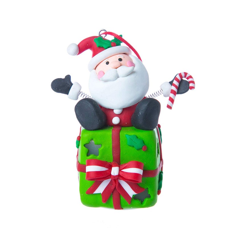 Running Decora Navidad migajon Adorno navideño Santa sobre Regalo