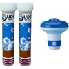 SUDS-ONLINE 20 x Multifunctional Chlorine Tablets + Floating Dispenser