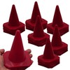 BlueDot Trading 4” RC Racing Agility Cones, Red – Set