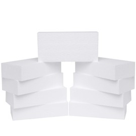 Silverlake Craft Foam Blocks - American-Made Hard Foam - 9-Pack 8x4x2" EPS Boards for Professional Projects, Hobby Art, Teaching & Small Business