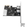 PCIe to USB3.0 Expansion Card 5Gbps 2 Ports 4Pin Power
