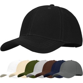 Geyoga 8 Pieces Baseball Cap Adjustable Size Plain Sports Hat for Men Women Running Workouts and Outdoor Activities, 8 Colors(Vintage Color)