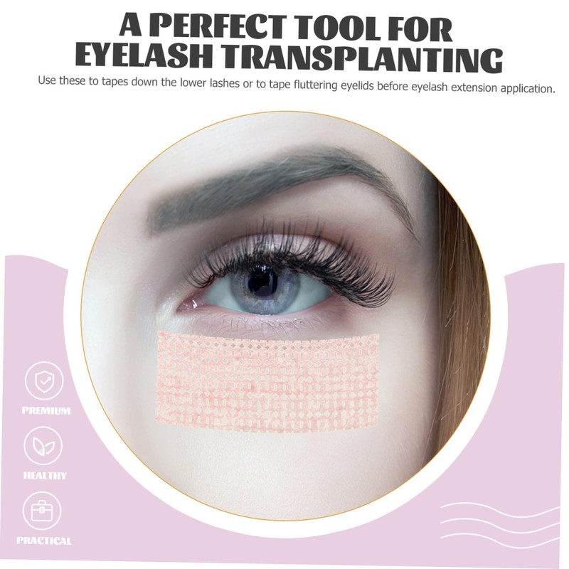 Beatifufu Eyeshadow Tape 15 Rolls Eyelash Tape Eyelash Glue Ring