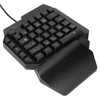 One Handed Gaming Keyboard 39 Keys Luminous Ergonomic Design Anti