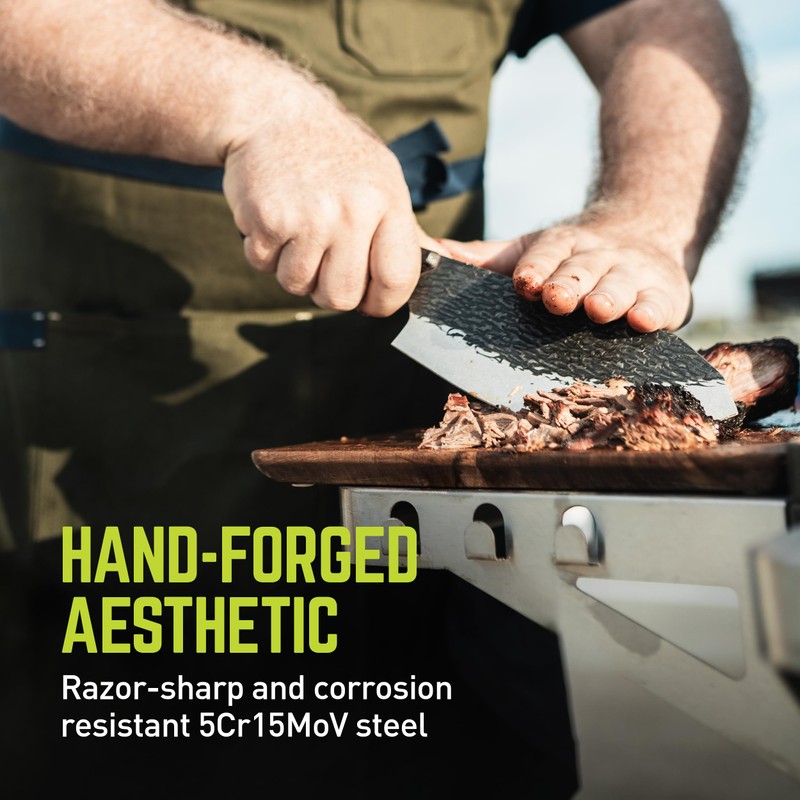 TRUE PrimalForge Butcher Knife | Chop & Mince Aromatics Herbs