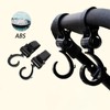 Baby Stroller Hooks, 360 Degree Rotation, Universal Multifunction Hooks, Heavy