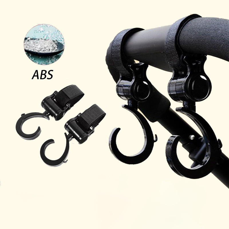 Baby Stroller Hooks, 360 Degree Rotation, Universal Multifunction Hooks, Heavy
