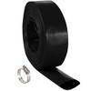 3" x 50 FT Pool Backwash Hose, Black Heavy Duty