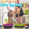 Multicolored Rectangular Easter Baskets - Bulk set of 12, Each