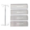 BBQGUYS Signature Rib Rotisserie Rotating BBQ Grill Trays - BBQ-RRW
