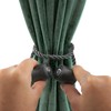 6-Pack Strong Magnetic Curtain Tiebacks with Thicker Twist Rope Decorative