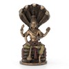 Veronese Design Shesha Vishnu Sheshanaga Statue Sculpture 7.2" Tall