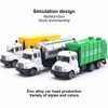 3pcs 1:50 Garbage Truck Models Set Plastic Alloy Sanitation Tanker
