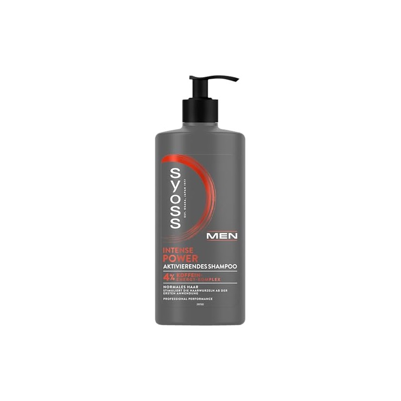 SYOSS Shampoo MEN Intense Power Activating Shampoo (440 ml), Men's