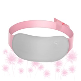 Healvian Warm Waistband Heating Pad for Women Gray Massage Relief Belt for Cramps Design Three Temperature Settings Comfortably Fits Waist and Easy to Store