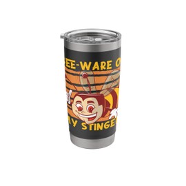 Bee for Girls: Bee-ware Of My Stinger! Stainless Steel Insulated Tumbler