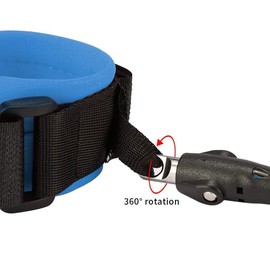 Onwon Anti Lost Safety Wrist Link Child Safety Harness Strap Rope Leash Walking Hand Belt Band Wristband(1.5m Blue)