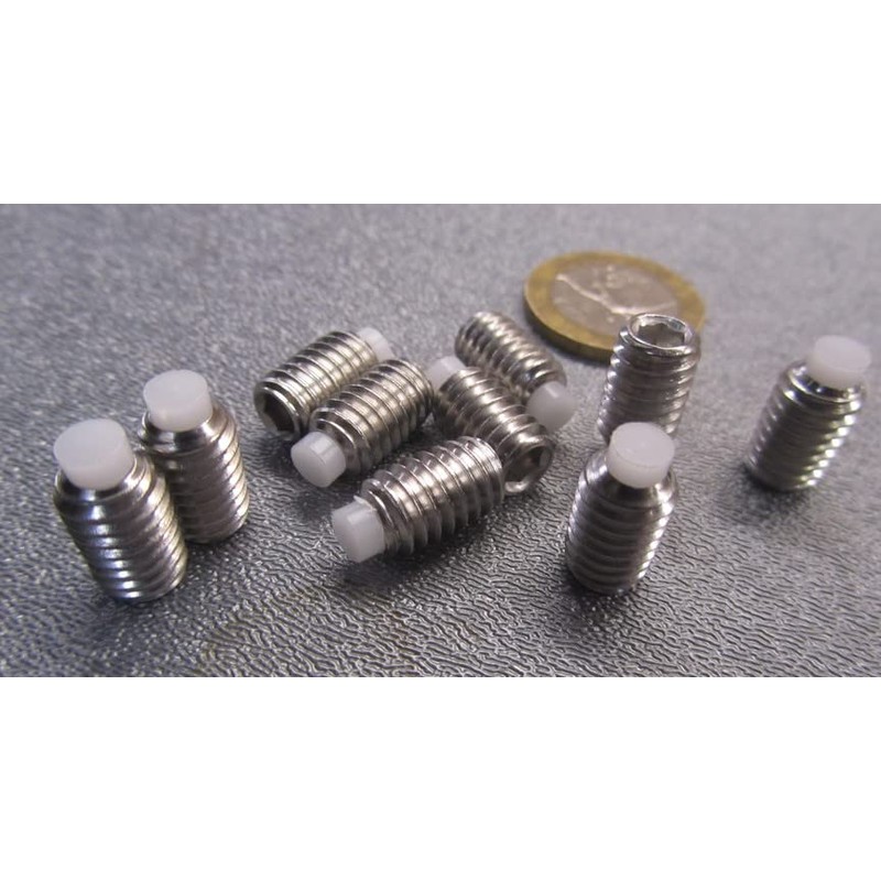 18-8 Stainless Steel Nylon Tip Set Screw 3/8-24 x .375"