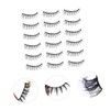 BIUDECO Luxurious Watermelon False Lashes 5 Pairs Thick Curly Lashes