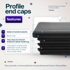 DOJA Barcelona | Profile End Caps | 41 x 41