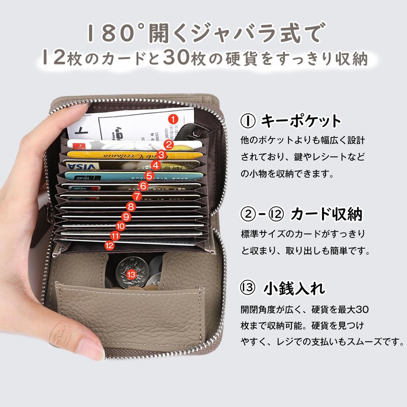 imeetu Wallet Bifold Wallet for Men and Women, Genuine Leather,