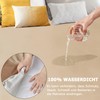 Mattress Protector Waterproof 160 x 200 cm Fitted Sheet Breathable