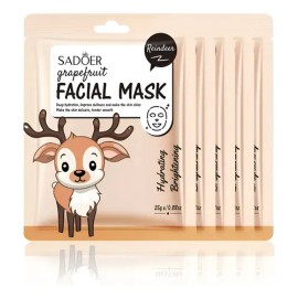 10 Mascarillas Faciales Toronja Reno Sadoer Iluminadora                                                                                               
