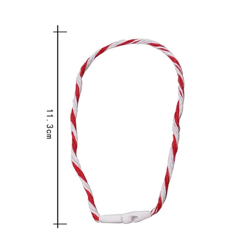 UCLEVER 200Pcs Christmas Tree Ornaments Hanger Strings with Snap Lock,