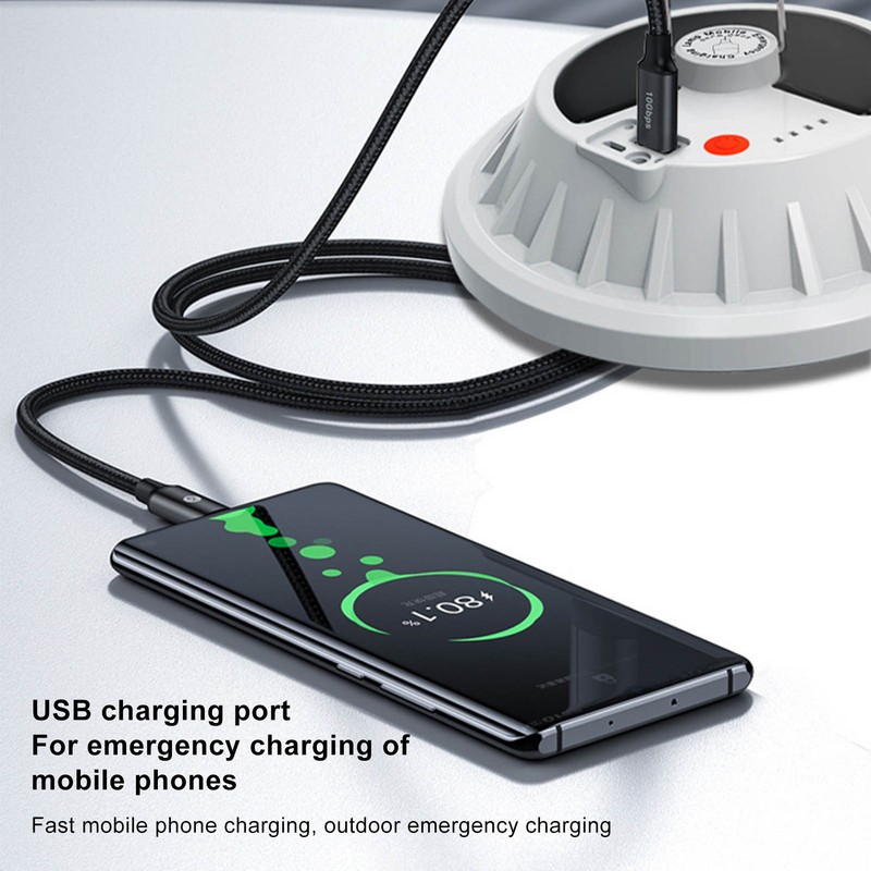Solar Camping Light USB Charging 5 Mode 60LED Bulb Light