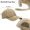 Yooooomi 3 Pack Men Womens Baseball Cap Washed Cotton Dad