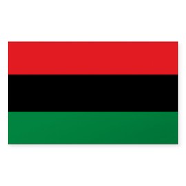 CafePress Africa Flag Sticker Rectangle Sticker Rectangle Bumper Car Decal