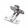 90-Degree Barn Door Latch for Right-Angle Doors – Stainless Steel