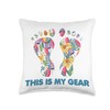Barefoot Throw Pillow