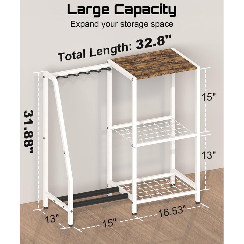 Mondazie Single-Side Gun Rack Stand, Vertical Rifle Display Holder with