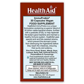 HealthAid HealthAid ImmuProbio Digestive Vegan Capsules - Pack of 2, Total 60