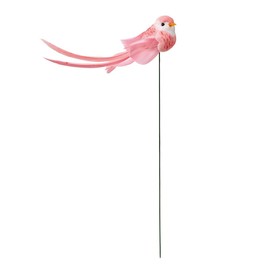 【2025年NEW】東京堂(Tokyodo) ハッピーバードピックM #002ピンク W12×D3×H4.5/L22cm 1袋 (3本) ZP000092-002