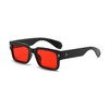 EYLRIM Square Frame Sunglasses for Women Men Trendy Chunky Rectangle