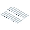 sourcing map Furniture Confirmat Screw, 50pcs 7x60mm Hex Socket Wood