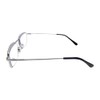 Calabria R754 Rectangular Metal Reading Glasses +2.00 Shiny Silver Men