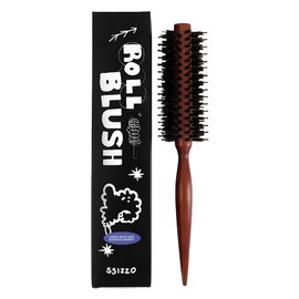 Seejo Premium Volume Dry Pig Hair Roll Brush, 1 Piece, Black / 씨조 프리미엄 볼륨팍팍 드라이 돈모 롤브러쉬, 1개, 블랙