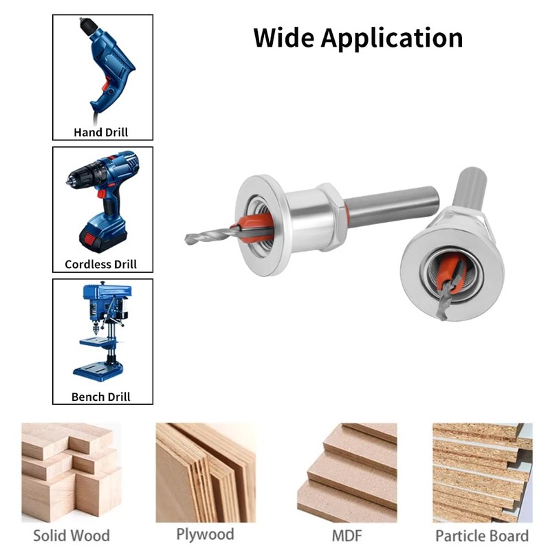 Countersink Drill Bit, 5Pcs Countersink Drill Bit with 5 Replaceable