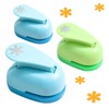 Tilizan Set of 3 motif hole punches, paper punches, children's