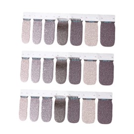 FOMIYES Nail Decals Glitter 3 Sheets Nail Art Stickers Unique Designs for Manicure Party-Friendly (c-1033)