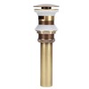Brass Popup Drain Stopper Bathroom Basin Sink Draining Without Overflow