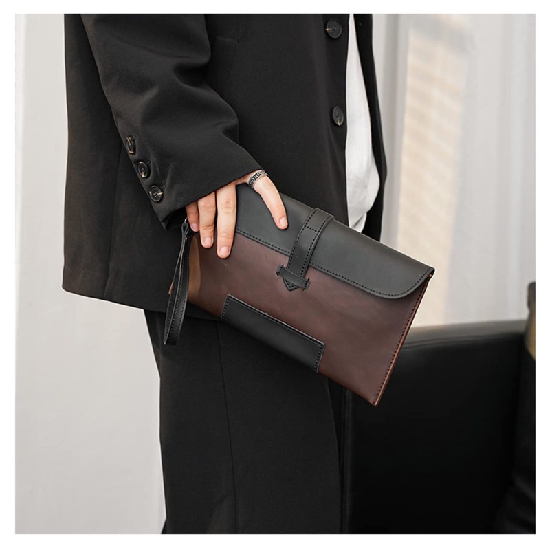R and Kang Clutch Bag, Second Bag, PU Leather, Small,