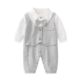 CORELAVISH Ceremony Dress, Newborn, Boys, Discharge, Shrine, Spring, Autumn, Winter, Coverall, Tuxedo, Hospital Outfit, Review, Kids, Long Sleeve, Navy, White, Black, Ash, 60, 70, 80, 59, 60, 73,