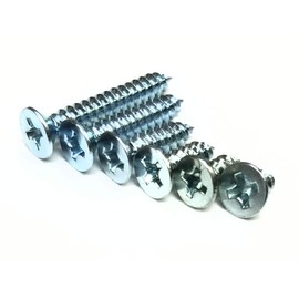 [M3 x 6 - M3 x 20] Countersunk Head Tapping Screws Set of 10 (A Shape) Uniqlo [M3x6, M3x8, M3x10, M3x12, M3x16, M3x20]
